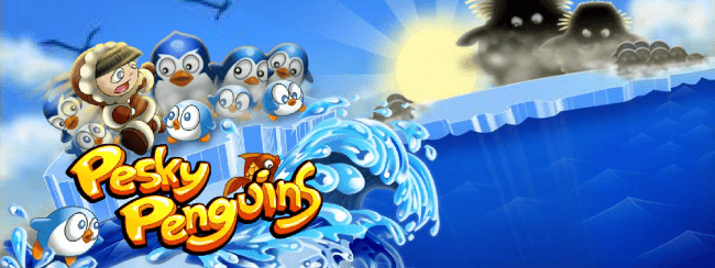 Pesky Penguins: Racing Penguin Surfers